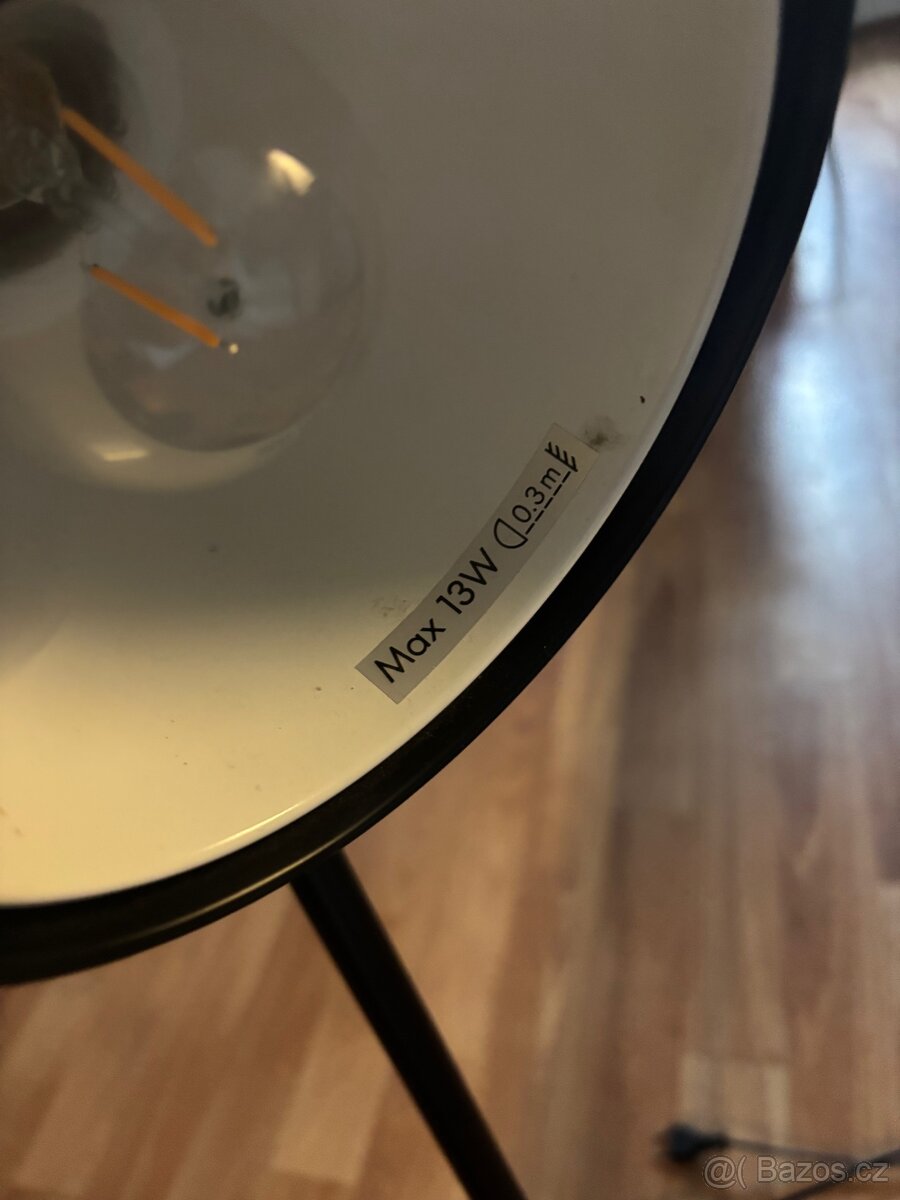 IKEA černá lampa - 4