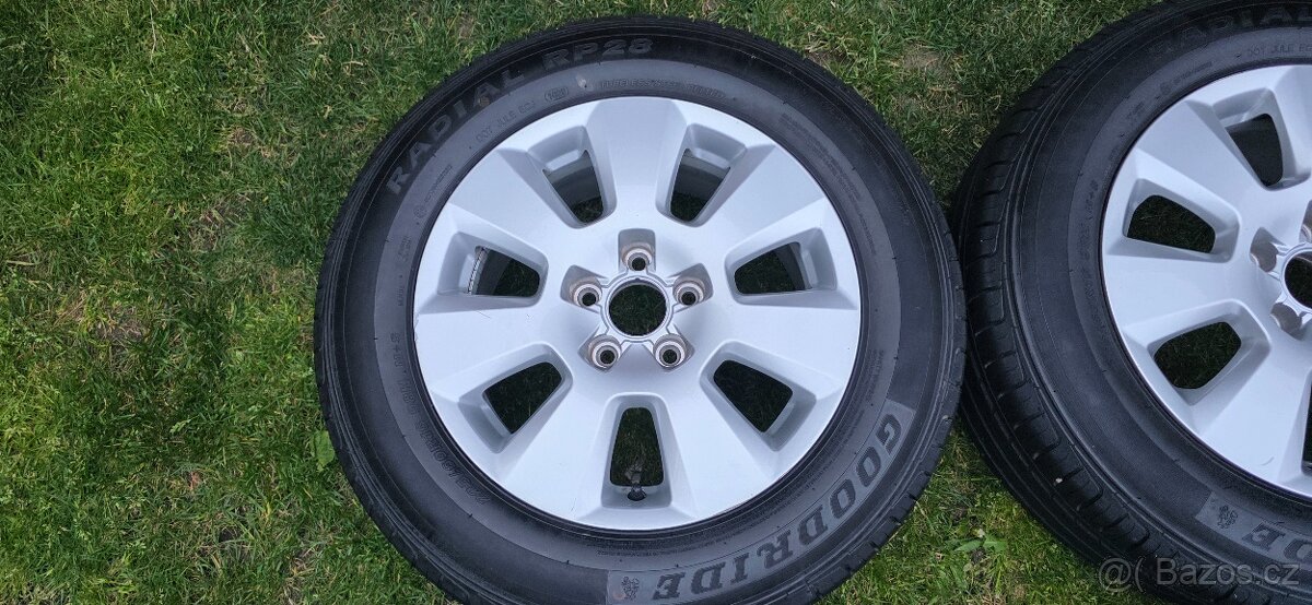 Disky Audi 16" A6, 225/60/16 - letní- pošlu na dobírku - 4