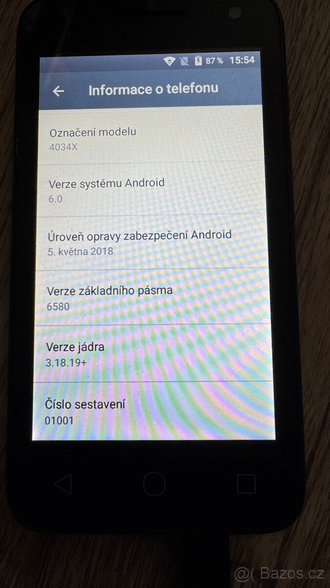 Prodám starší mobil alcatel - 4