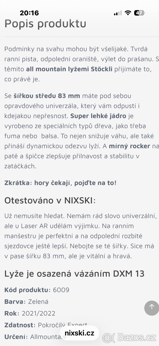 Stockli Laser AR 154cm - 4