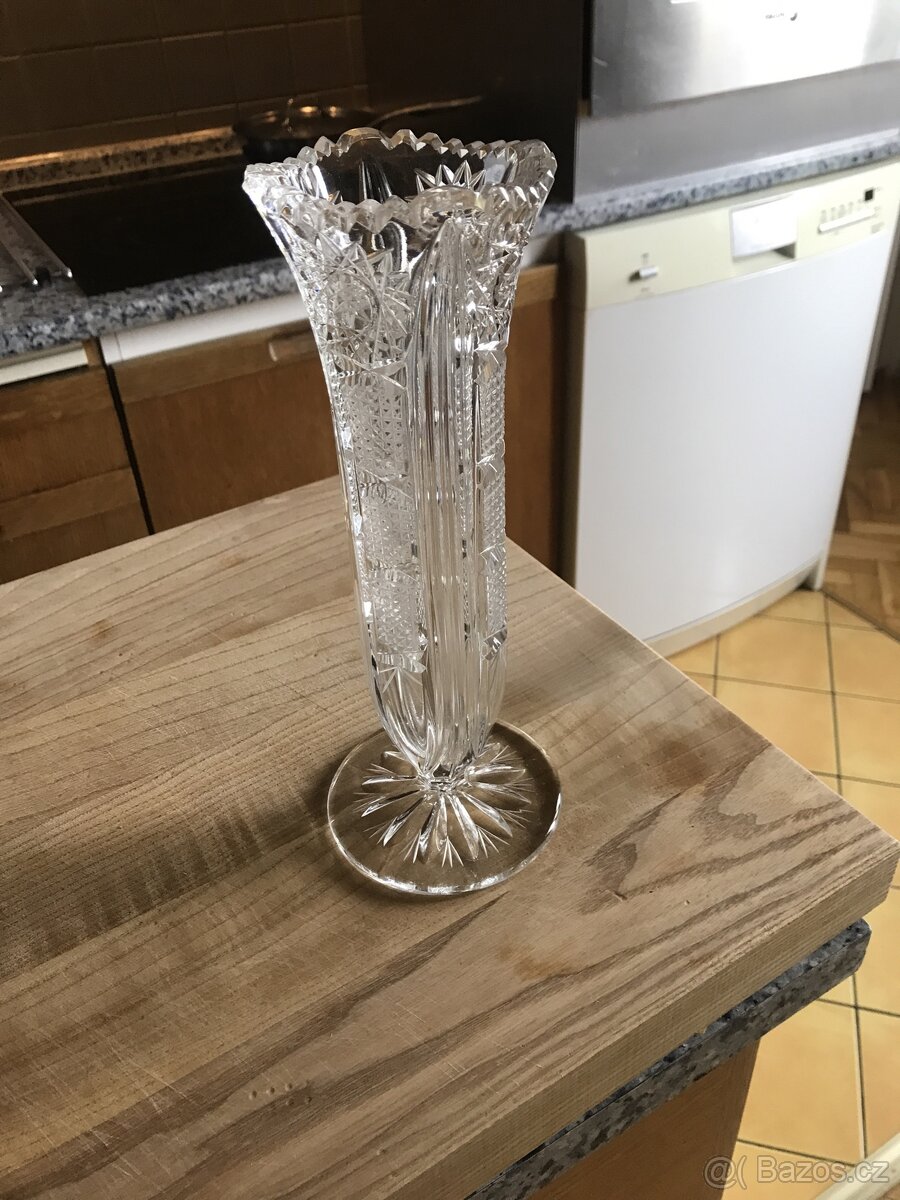 Brousene české sklo, stylové keramické hrnky - 4