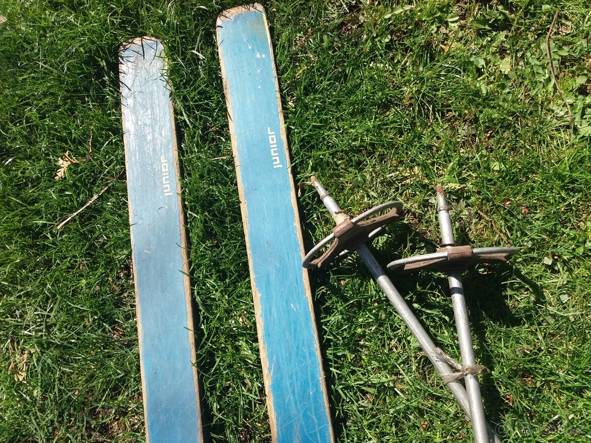 historické lyže - 4