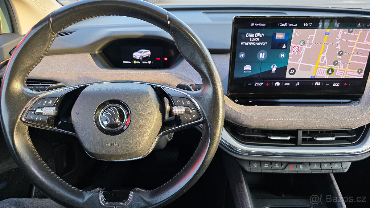 Škoda Enyaq, 80 kWh,model 2022,Cebie,DPH,140 tkm - 4