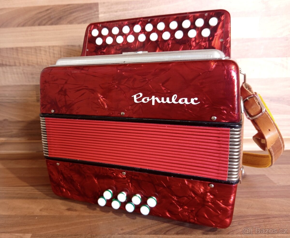 Heligonka (harmonika,akordeon) Delicia Popular - 4