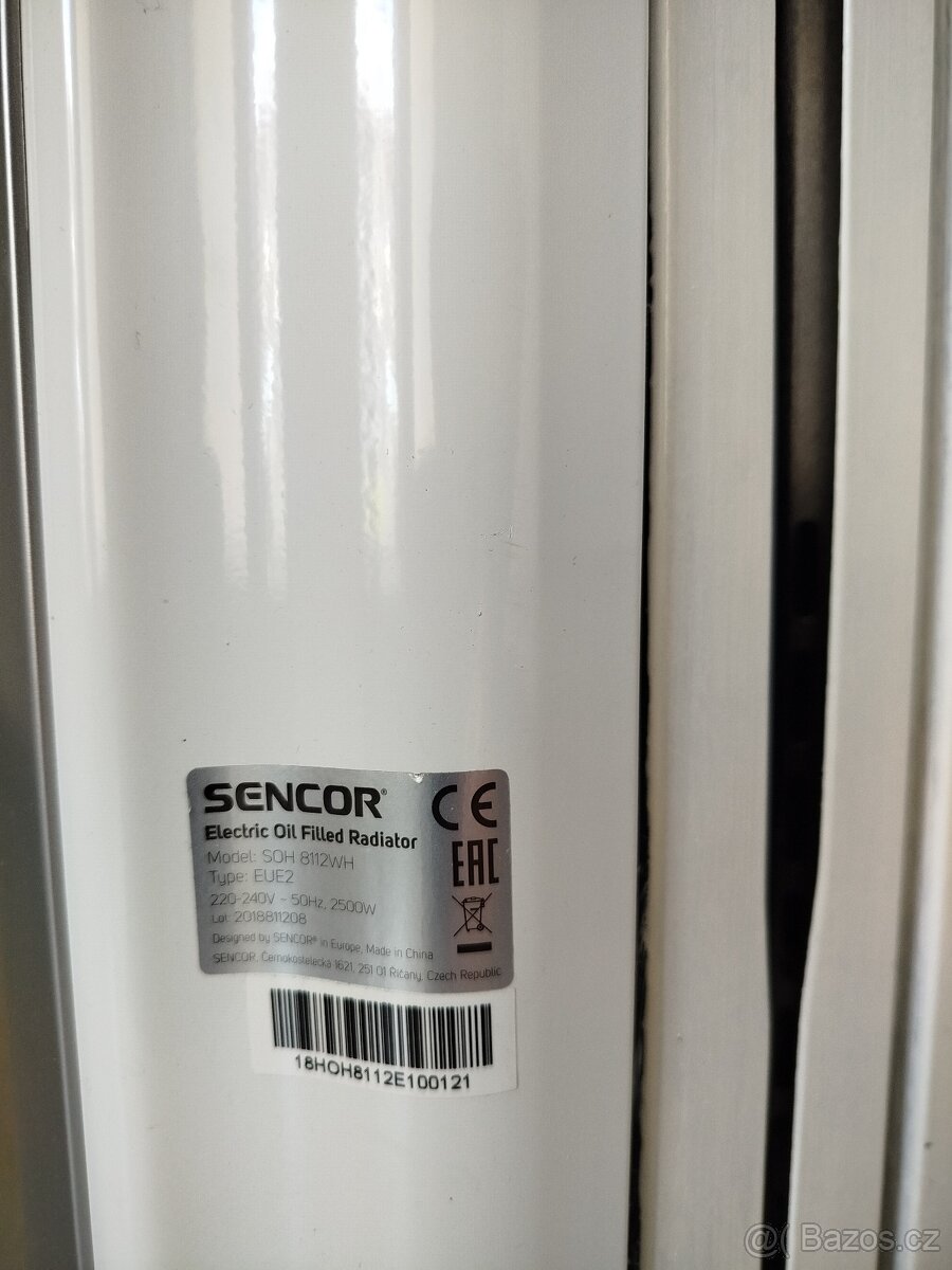 Olejový radiátor SENCOR - 4