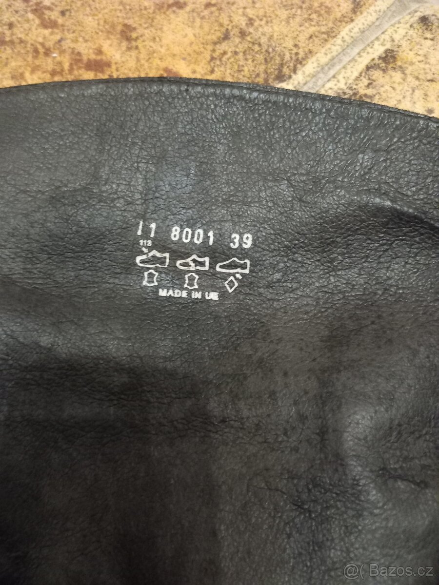 Dámské kožené kozačky Beltissimo vel. 39 - 4