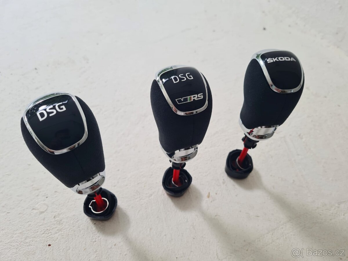 Alcantara / Perforovaná - hlavica DSG ŠKODA - 4