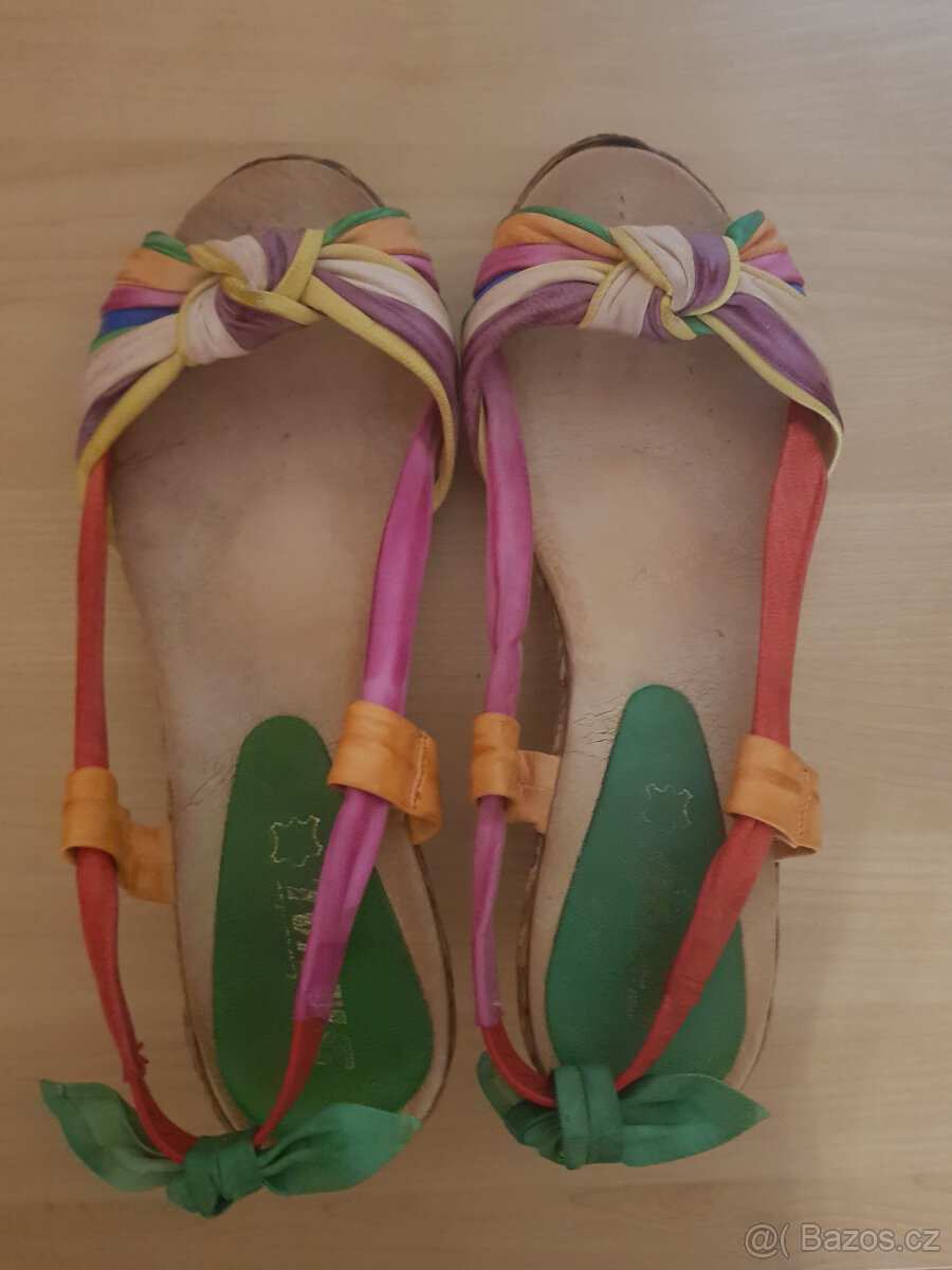 Dámské kožené sandály STIVAL vel. 39 barevné - 4