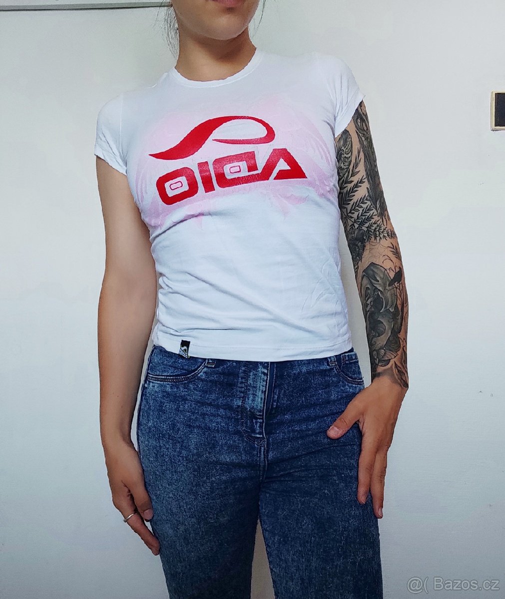 Nové bílé triko s krátkým rukávem Adio - 4