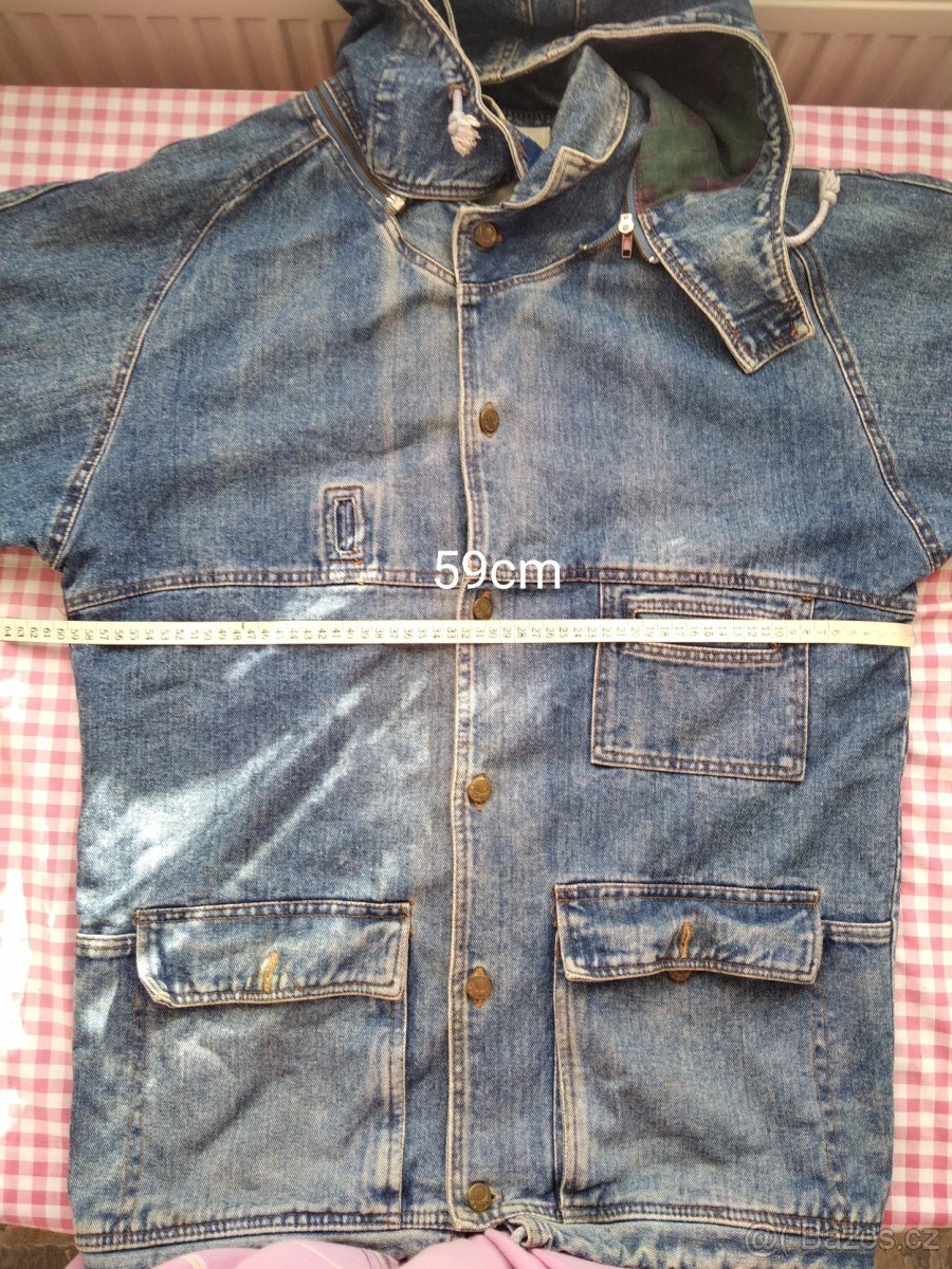 Riflová bunda vel. L - 4