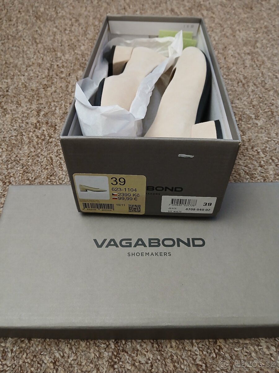 Béžové dámské boty·Vagabond - 4