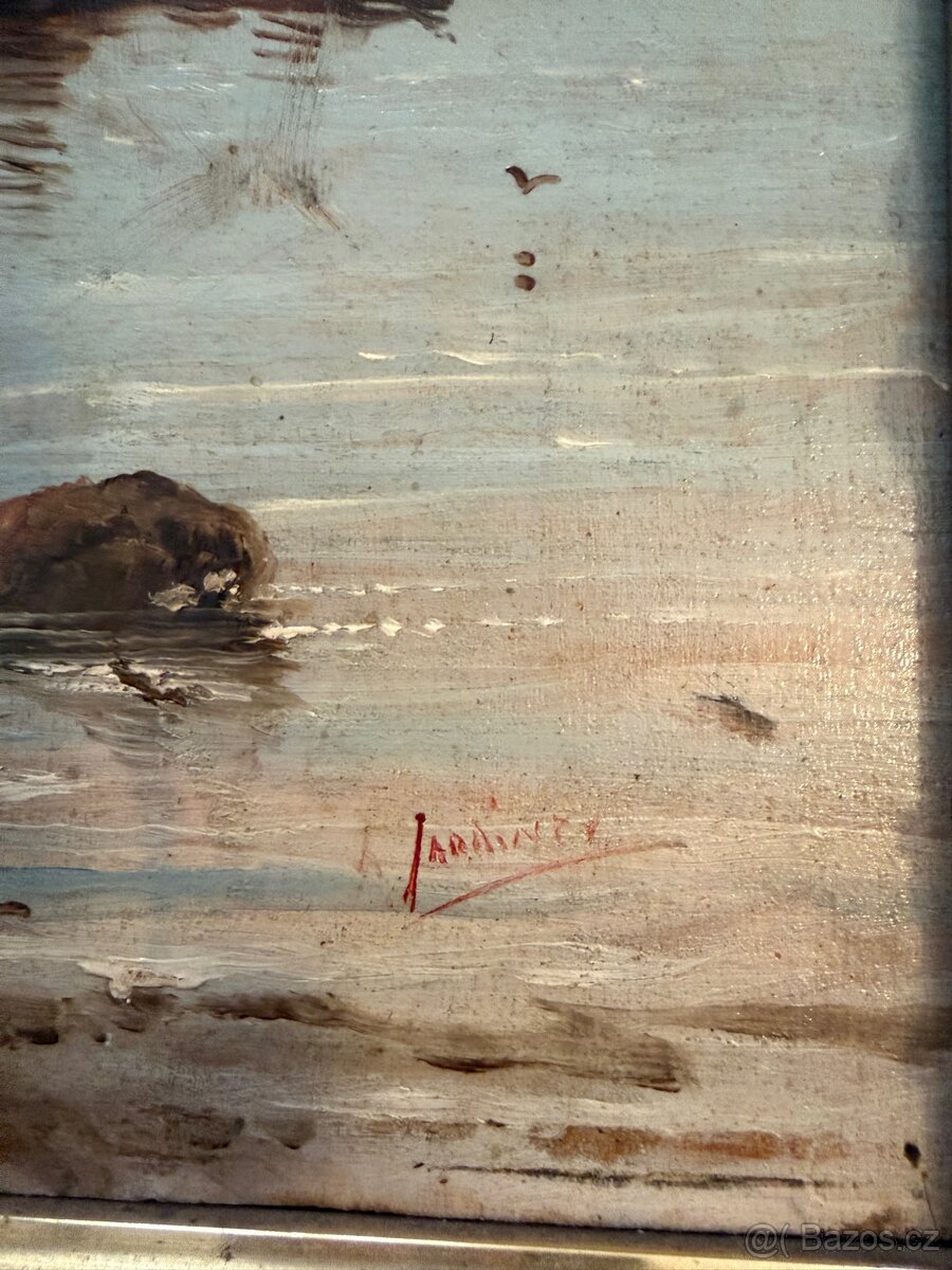 Obrazy – loď na moři (30 × 45 cm) - 4