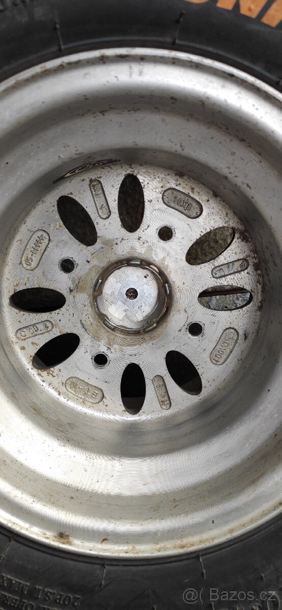 2ks ALU 4x110-10" s pneu