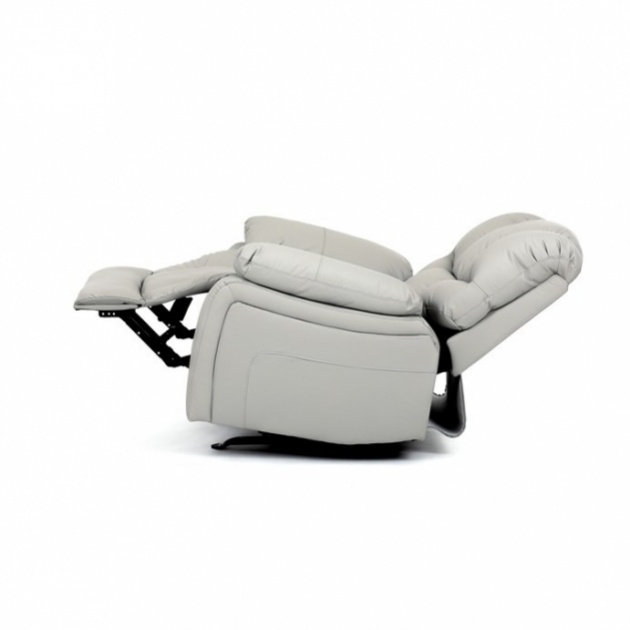 Béžové relaxační křeslo TV-4075 z ekokůže - 4