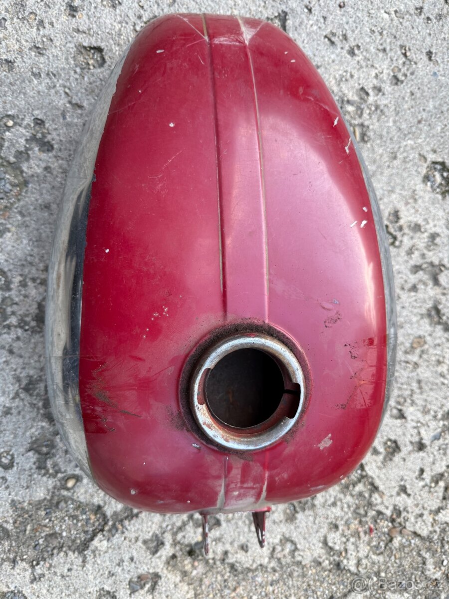 Nádrž Jawa 250,350 kývačka,panelka. - 4