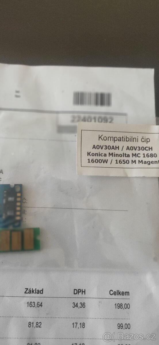 Čípy do tonerů Tiskárny Konica Minolta MC 1680 - 4