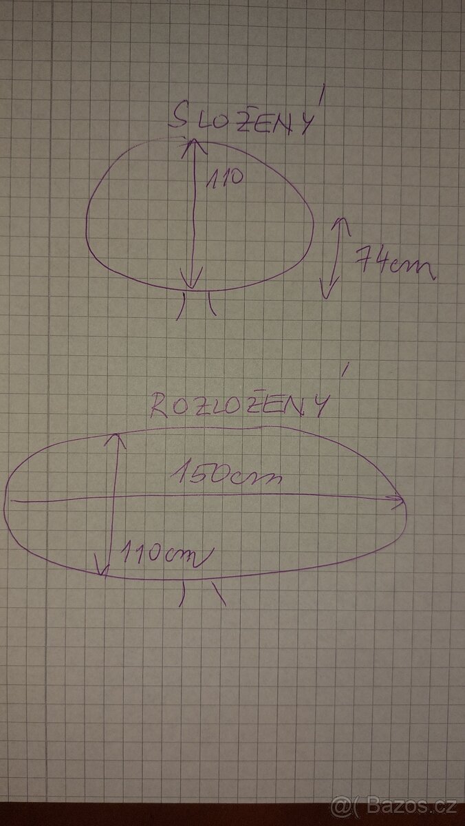 Kulaty rozkládací jedelni stůl- masiv - 4