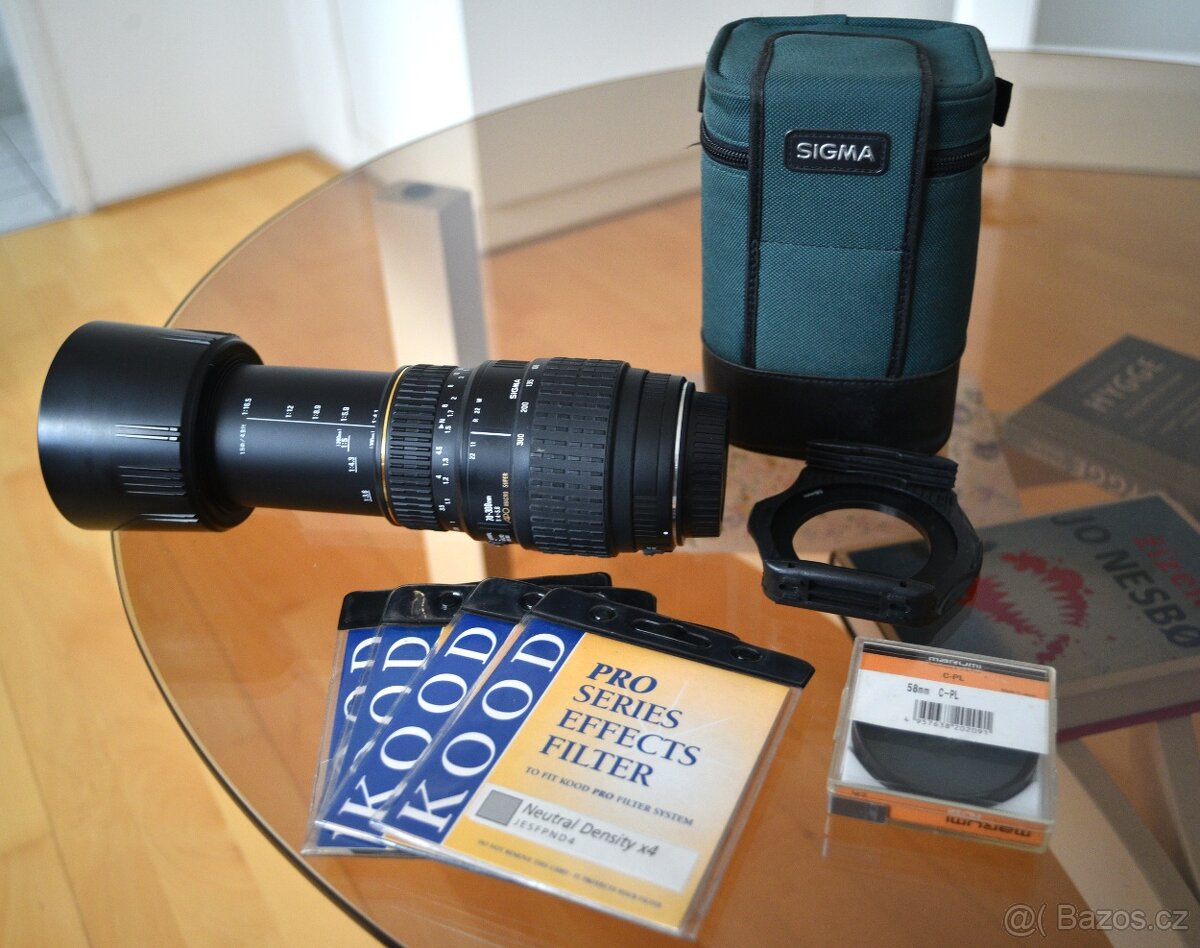 SIGMA 70-300mm pro Canon + filtry - 4