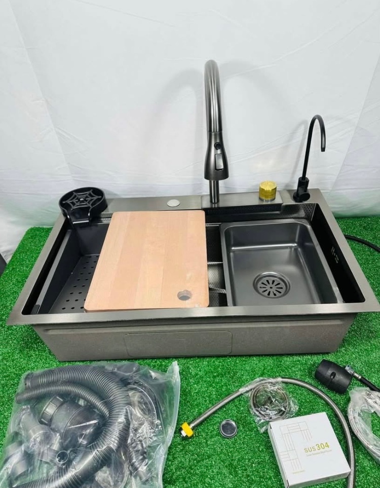 Multifunkční kuchyňský dřez s vodopádem 754620cm - 4