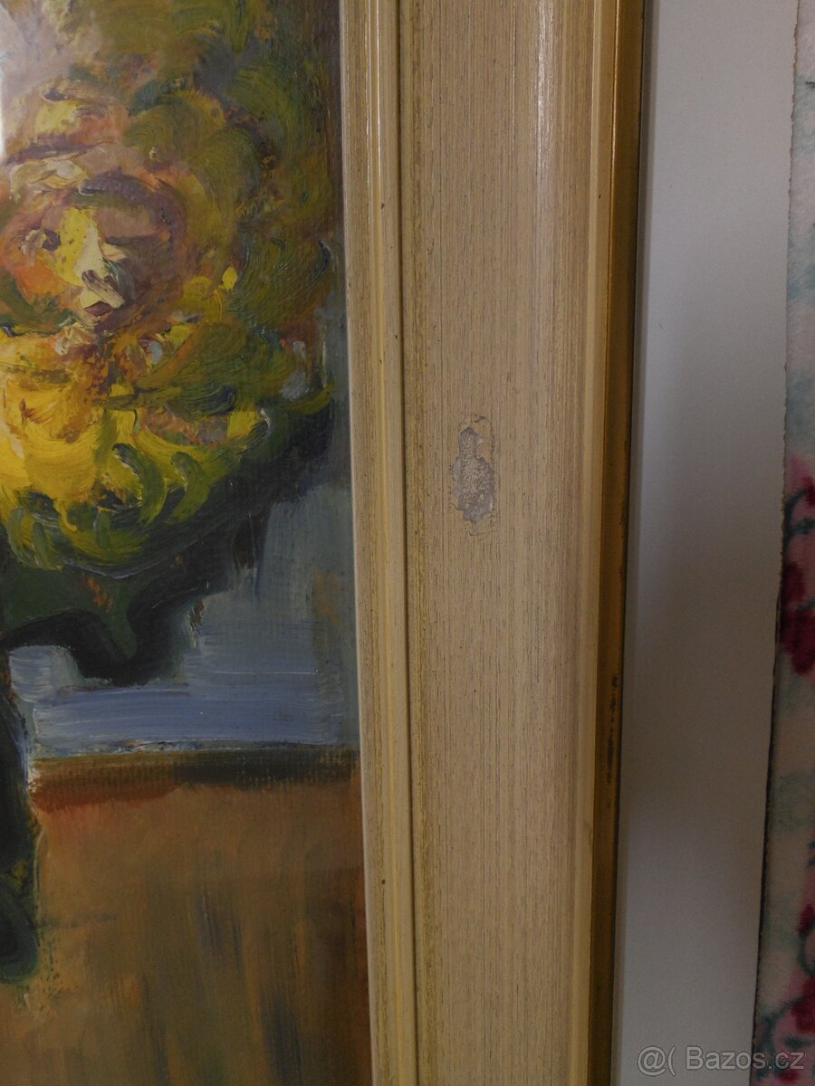 Zátiší chryzantémy Antonín Šustr 12.6.1923 - 4