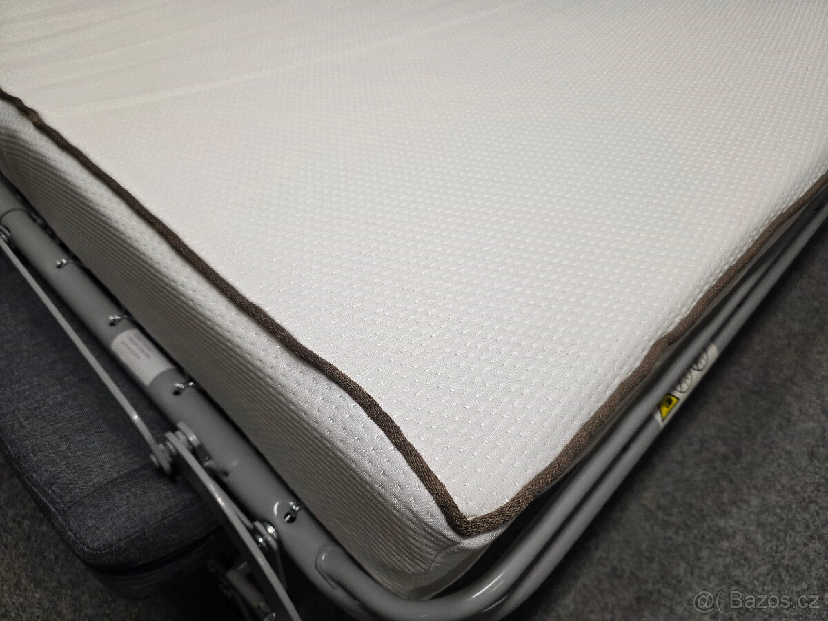 Nový rozkládací gauč s postelí šedohnědý - 4