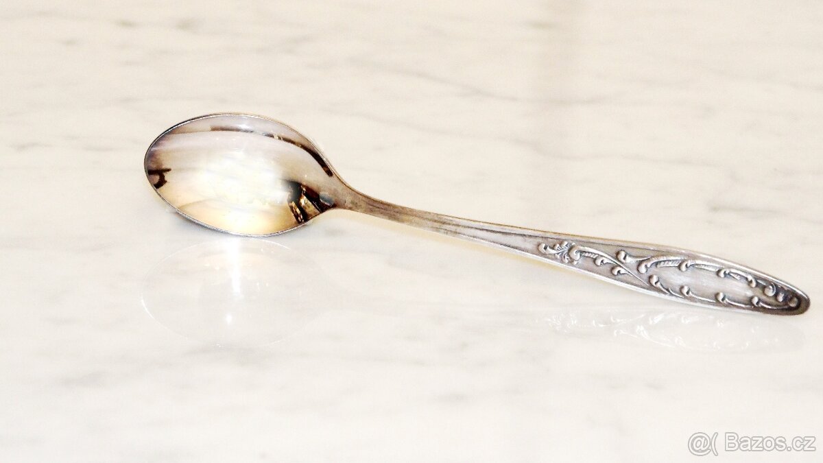 Sada lžiček z alpaky. - 4