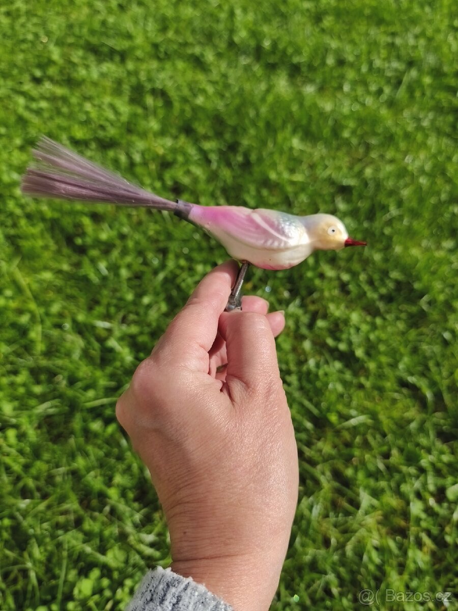 Vánoční ptáčci,špička,řetězy - cena za vše - 4