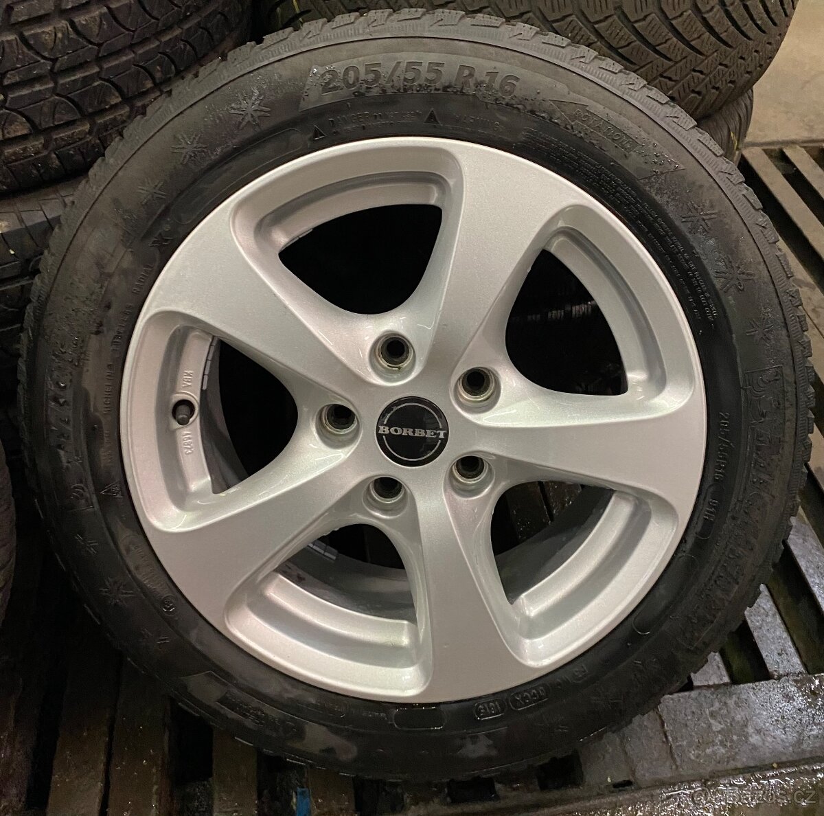 5x120 R16 7J ET34 + 205/55 R16 Michelin zimné - 4