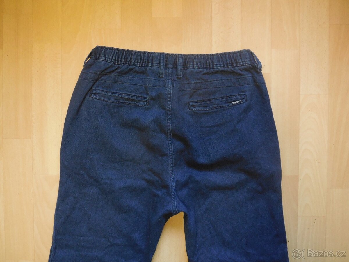 pánské Pepe Jeans tm.modré rifle zip guma 34/32 L p.82-88 - 4