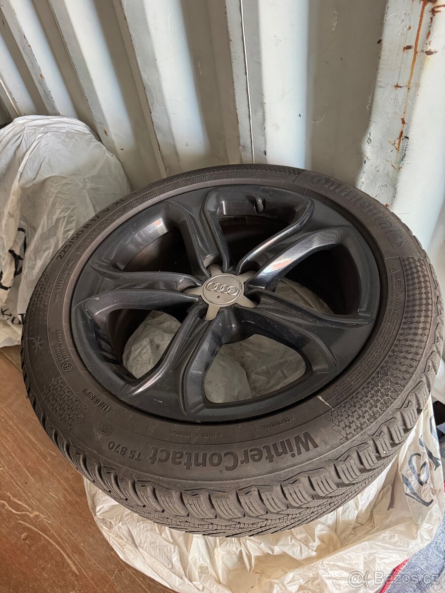 Audi alu disky originál 5x112 R17 zimní - 4