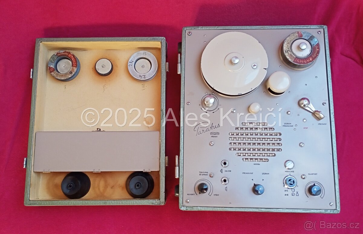 UNIKÁTNÍ DRÁTOFON (MAGNETOFON) PARATUS MEOPTA - TOP STAV - 4