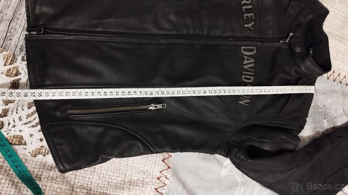 Harley Davidson dámská reflexní kožená bunda vel..S - 4