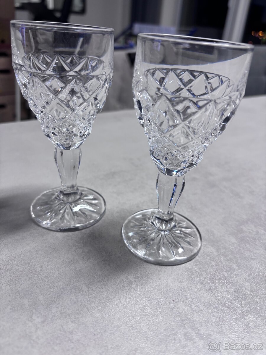 Masivní broušené sklenice - 4