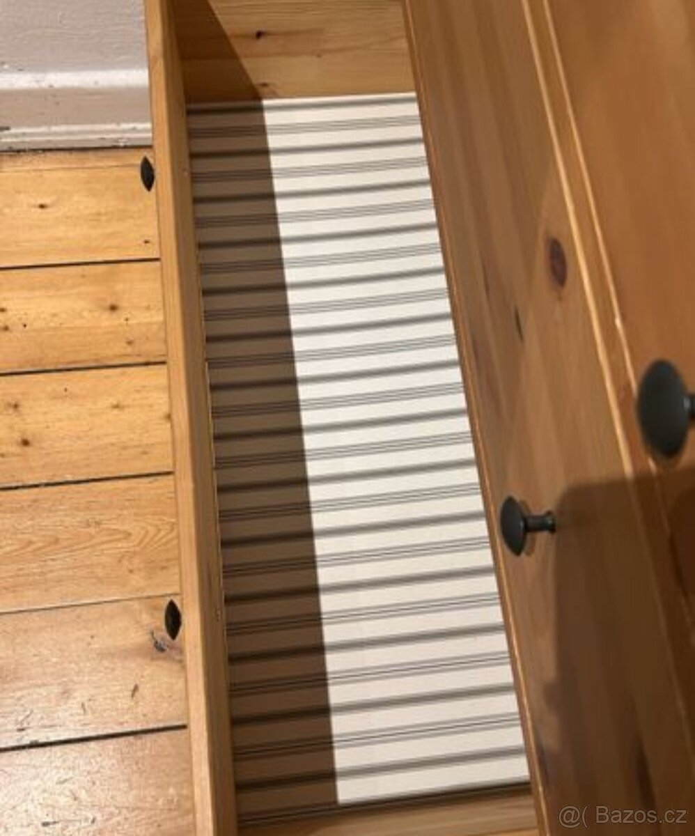 VITRÍNA IKEA HEMNES V PŘÍRODNÍM PROVEDENÍ - 4