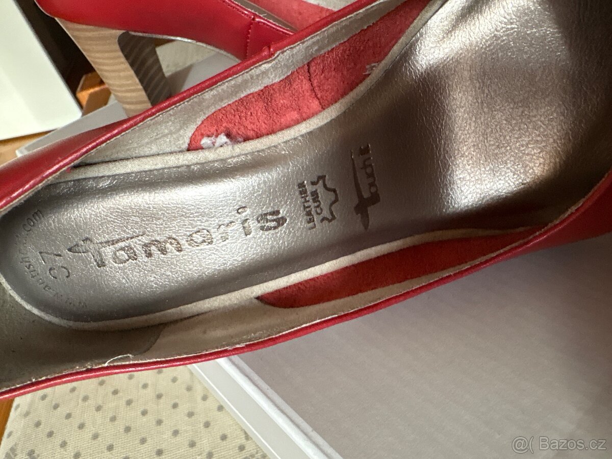 Kožené lodičky Tamaris - 4