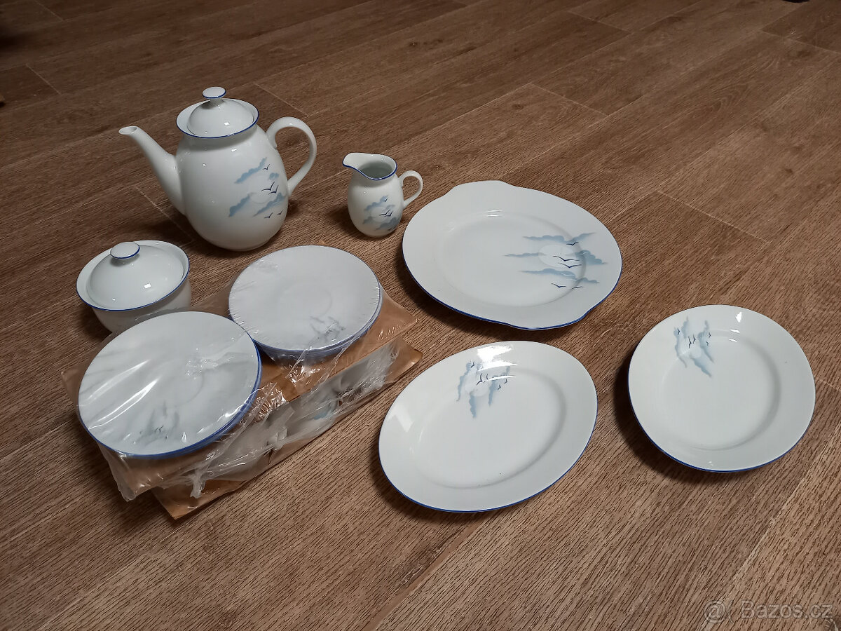 starožitný set MZ Czechoslovakia - čajový - 4