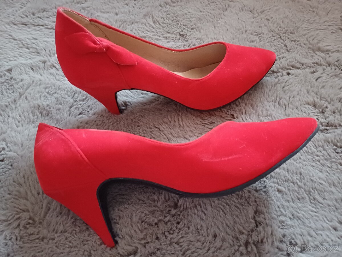 Dámské lodičky, společenské taneční boty vel 39 - 4