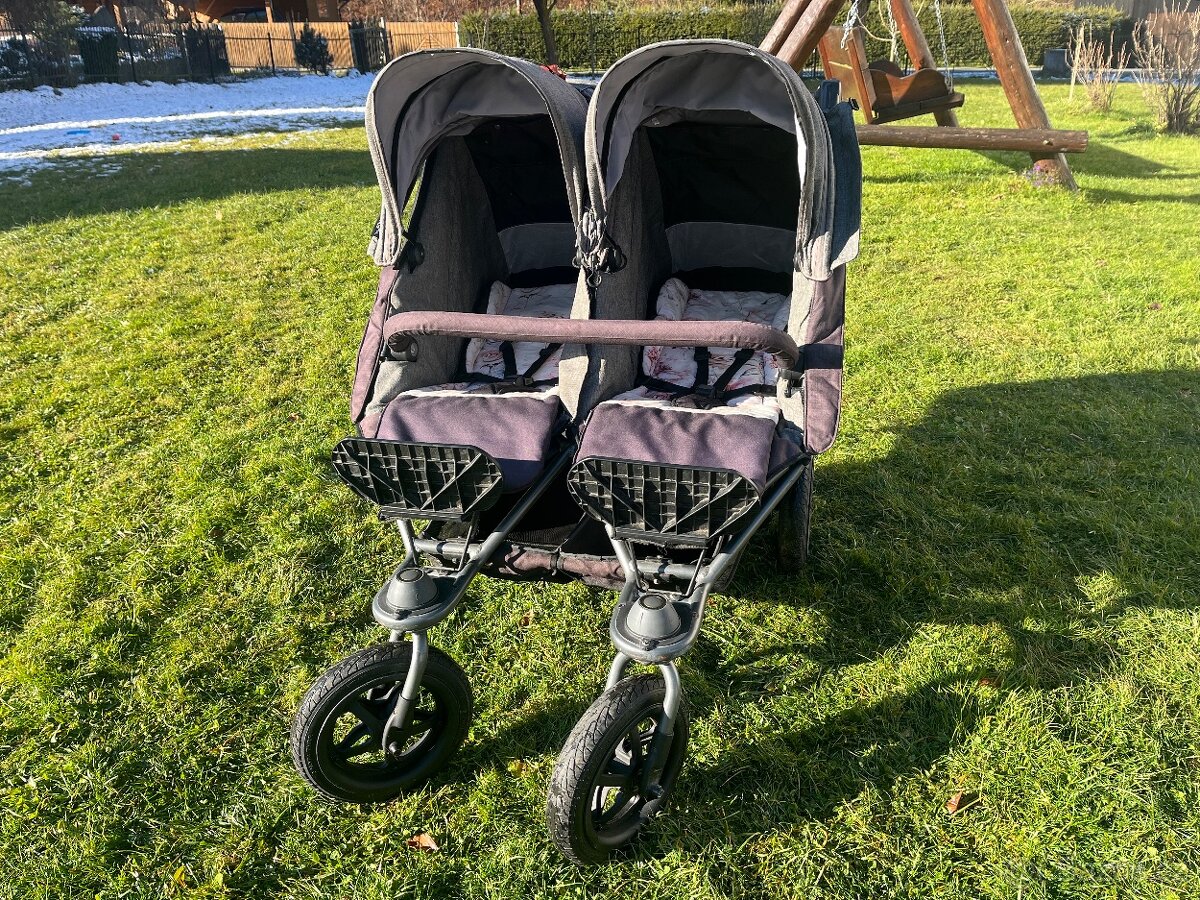 Kočárek pro dvojčata/sourozence Tfk Duo Combi - 4