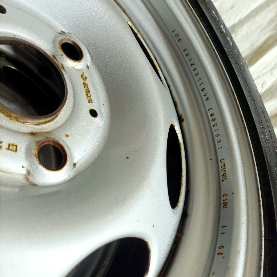 15" plechová kola – 3x112 – SMART ForTwo, Roadster - 4