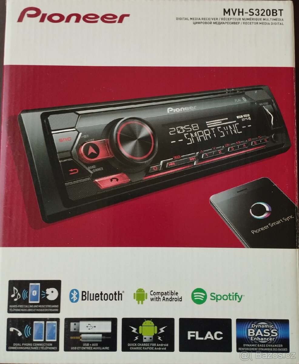 Autorádio Pioneer MVH S320 Bluetooth - 4
