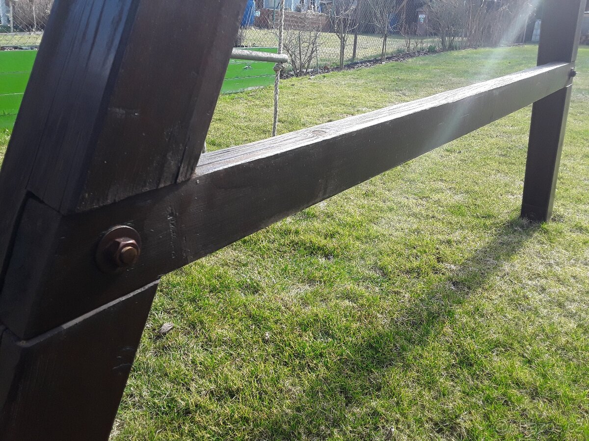 Dětská houpačka - 2 houpačky a žebřík - 4