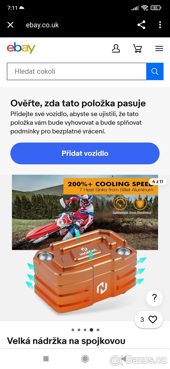 Prodám tunning díly na KTM SX a EXC