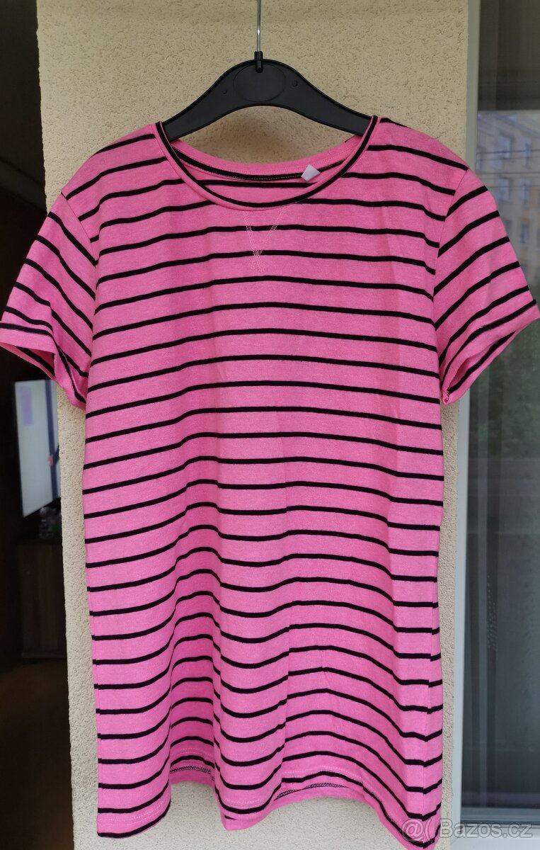 sada bavlněných triček 7 ks vel. 158/164 + dárek tílko - 4