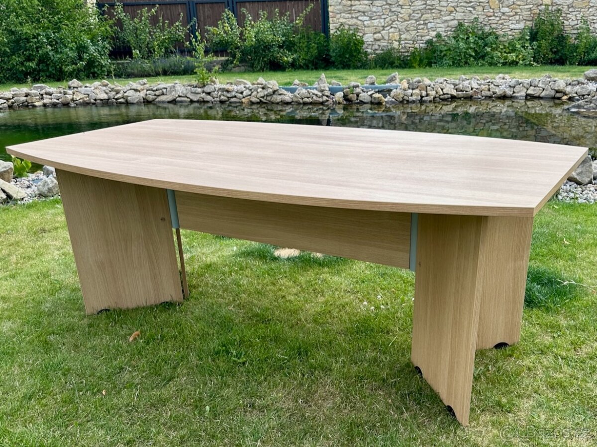 kancelářský nábytek HOBIS – řada Gate, dekor světlý dub - 4