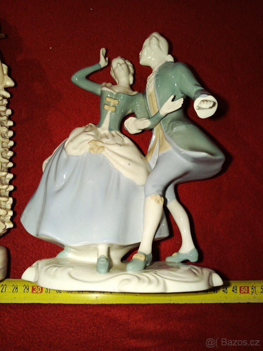 Porcelánové sošky 7 ks zn. Royal Dux atd. - 4