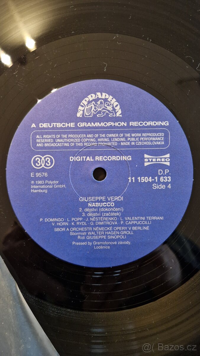 3 x LP vinyl - Giuseppe Verdi - Nabucco - 4