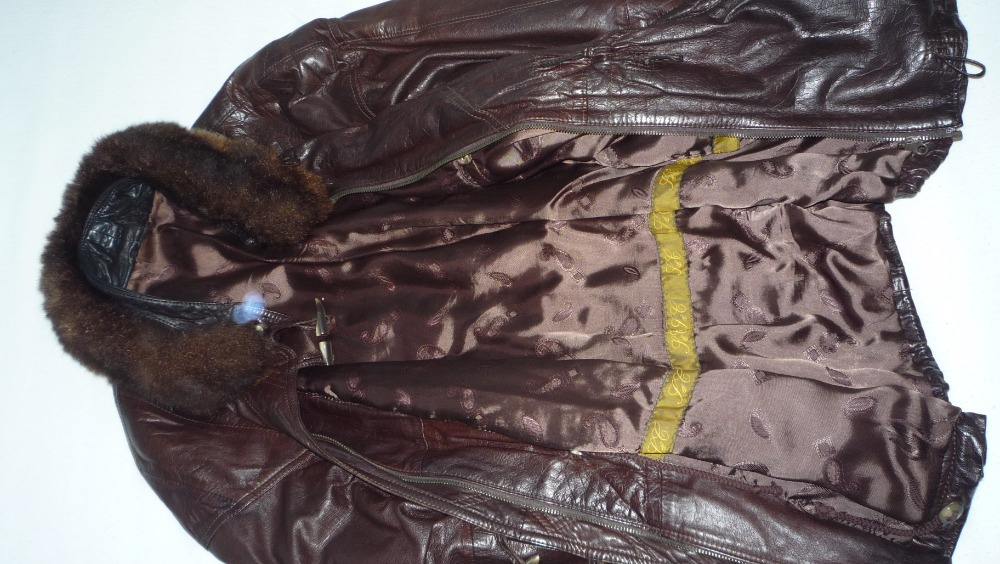 Dámský kožený kabát - 4