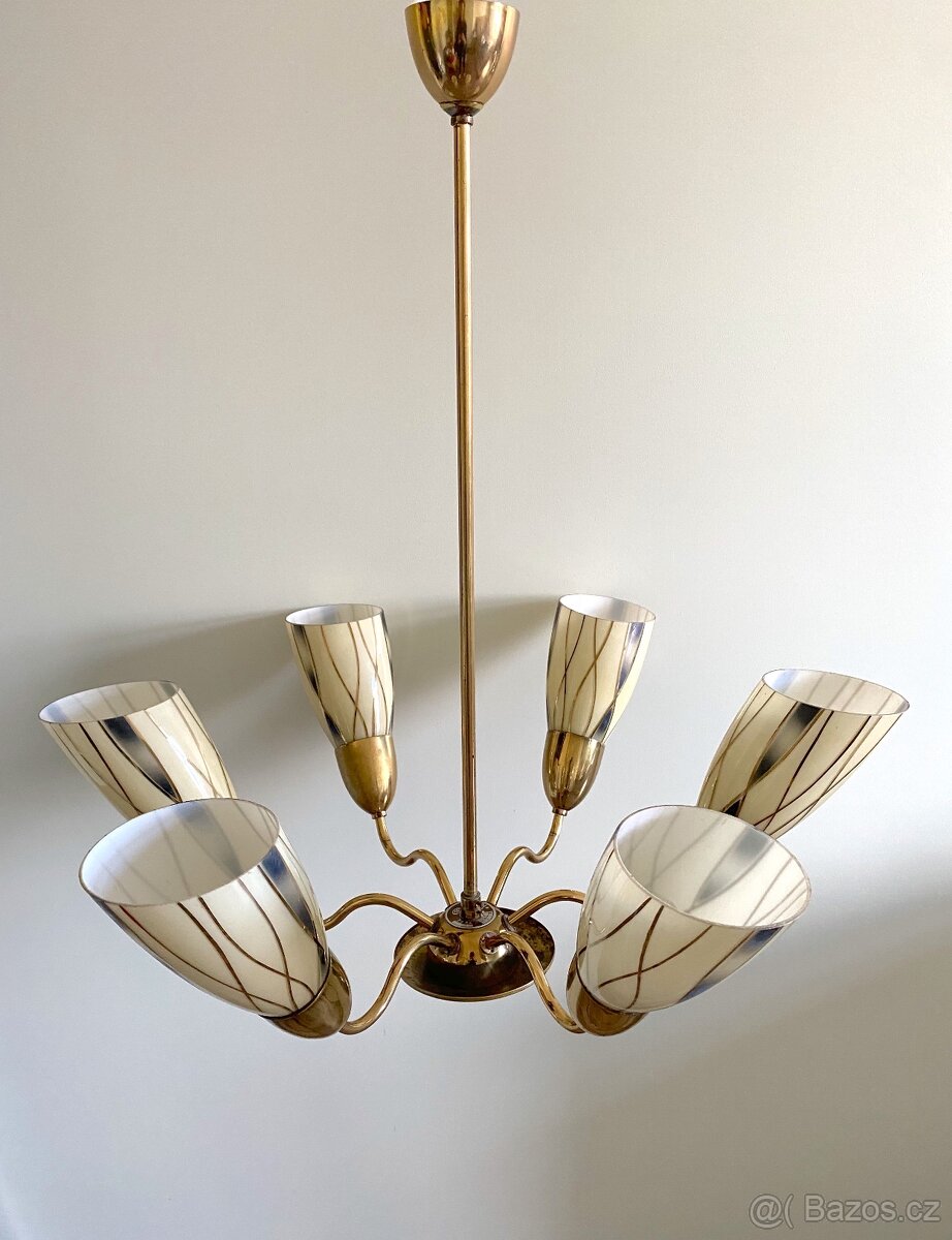 Retro lustr Instala Děčín typ A 57136, Brusel - 4