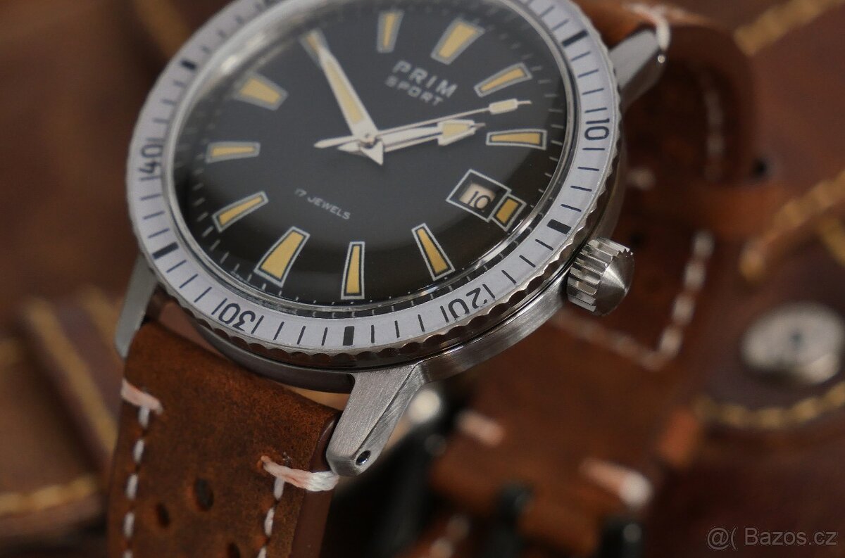 PRIM SPORT 1 černé s bílou lunetou - 4