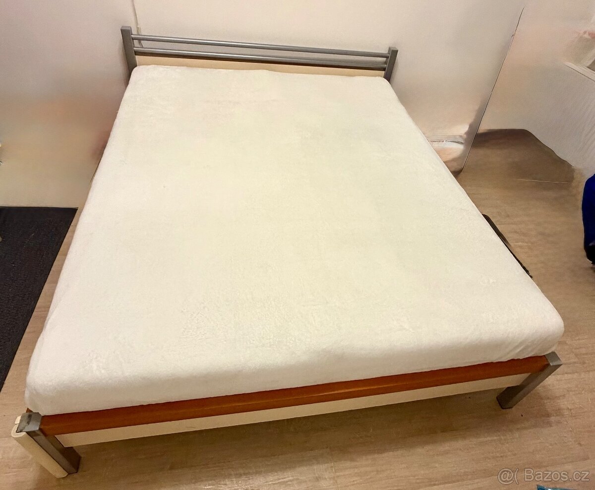 Manželská postel vč. matrace - 4